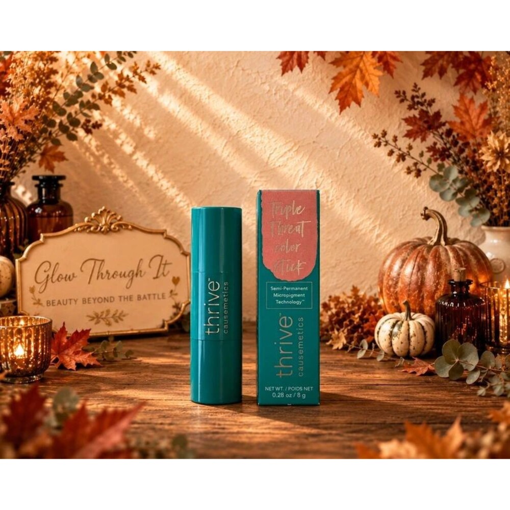 Thrive Triple Threat Color Stick - Face Cheek Lip - Olivia